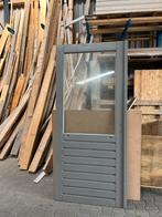 Buitendeur meranti 93X211,5 rechtsdraaiend, Ophalen, 80 tot 100 cm, 200 tot 215 cm, Buitendeur
