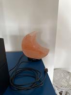 Maanvormige Zoutlamp, Ophalen of Verzenden, Zo goed als nieuw, Overige materialen, Minder dan 50 cm