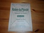Reine du monde - walsen is zalig - herre de vos, Muziek en Instrumenten, Bladmuziek, Zang, Gebruikt, Ophalen of Verzenden, Artiest of Componist