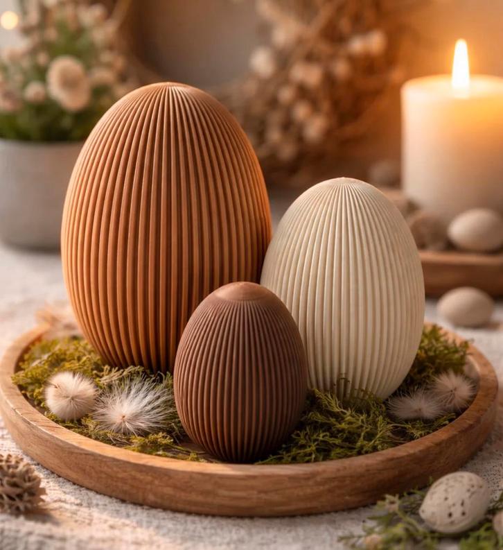 Paas ei set van drie 3d design, Diversen, Pasen, Nieuw, Ophalen of Verzenden