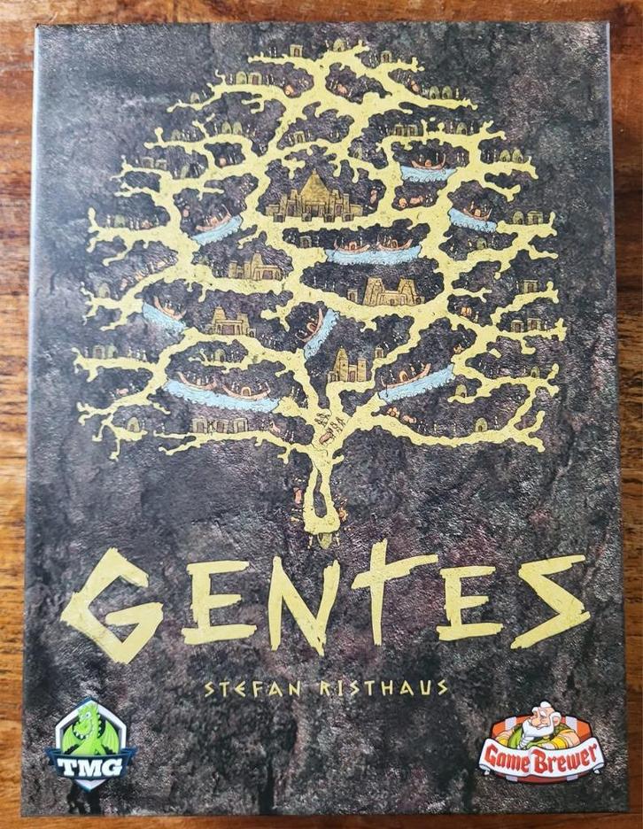 Gentes, Hobby en Vrije tijd, Gezelschapsspellen | Bordspellen, Zo goed als nieuw, Een of twee spelers, Drie of vier spelers, Ophalen of Verzenden