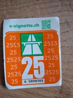 Vignet Zwitserland, niet gebruikt, bon aanwezig ., Tickets en Kaartjes, Autovignetten, Drie personen of meer