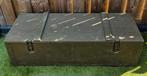 Grote vintage legerkist (oorspronkelijk uit begin jaren 50), Ophalen, Minder dan 50 cm, Gebruikt, 100 tot 150 cm