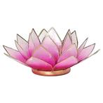 Lotus sfeerlicht, Huis en Inrichting, Woonaccessoires | Kandelaars en Kaarsen, Nieuw, Wit, Ophalen of Verzenden, Metaal