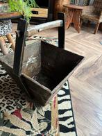 Antiek oud houten bak rijstbak handvat, Ophalen of Verzenden