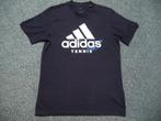 Donkerblauw Adidas Tennis shirt, Zo goed als nieuw, Racketsport, Maat 36 (S), Verzenden