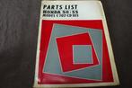 Honda C102 CD105 1962 Honda 50 / 55  parts list, Fietsen en Brommers, Ophalen of Verzenden, Gebruikt