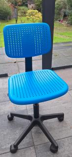 Blauwe Bureaustoel, Ophalen, Gebruikt, Blauw, Bureaustoel
