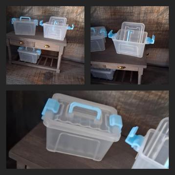 Curver opbergbox miniatuur poppenhuis 💙 beschikbaar voor biedingen