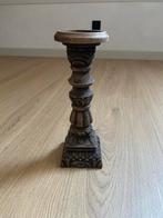 Houten Hoffz Kandelaar, Ophalen, Zo goed als nieuw, Kandelaar, Hout