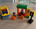 Duplo schoolbus met bushalte - 10528, Ophalen of Verzenden, Zo goed als nieuw, Complete set, Duplo