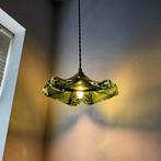 Vintage glazen hanglamp., Ophalen of Verzenden, Zo goed als nieuw, Minder dan 50 cm