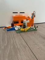 Lego minecraft 21178 the fox lodge, Ophalen of Verzenden, Zo goed als nieuw, Complete set, Lego