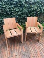 Tuinstoel set Gerrit Rieveld kratmeubilair, Nieuw, Hout, Ophalen