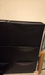 6x trones zwart, Huis en Inrichting, Kasten | Schoenenkasten, Ophalen, Gebruikt