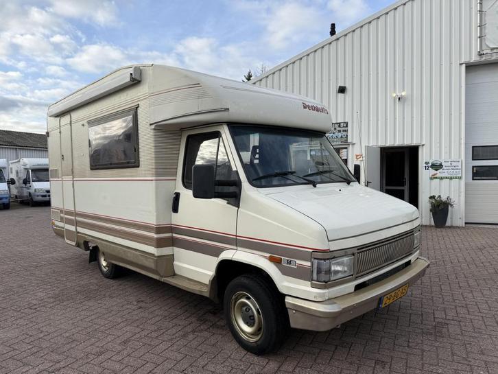 Inruil koopje Dethleffs semi integraal 1992 stuurbekrachtigi, Caravans en Kamperen, Campers, Bedrijf, Dethleffs, Diesel, Handgeschakeld