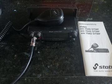 STABO XM7040 DTMF, 27MC (CB) radio set met mic & gebraanwijz beschikbaar voor biedingen