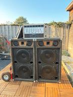 Meerdere speakers, versterkers en mengpanelen!, 120 watt of meer, Ophalen, Overige merken, Gebruikt