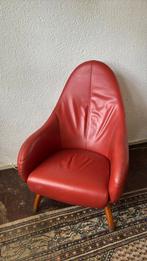 Sitting vision stoel, rood leer., Ophalen, Leer, Zo goed als nieuw, Eén