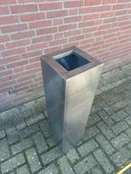 RVS plantenzuil, Huis en Inrichting, Woonaccessoires | Zuilen en Pilaren, Ophalen, Zo goed als nieuw