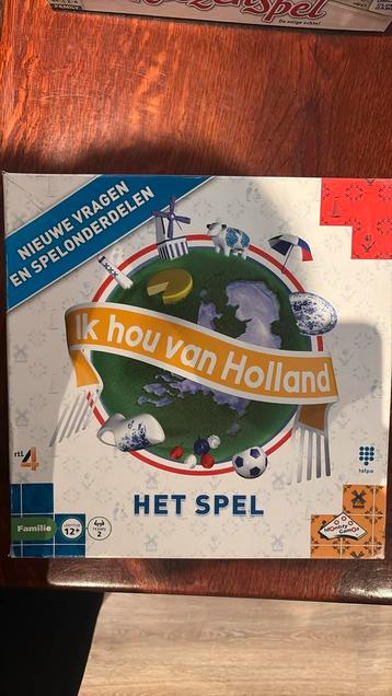 Gezelsschapsspel “ik hou van Holland” beschikbaar voor biedingen