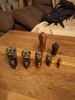 Houten Olifanten Collectie en Afrikaanse beelden, Antiek en Kunst, Ophalen of Verzenden