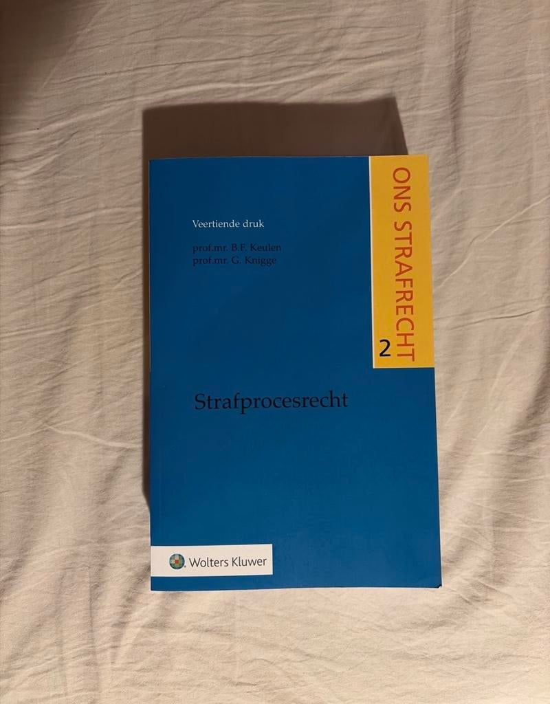 Strafprocesrecht - Keulen & Knigge, Ophalen of Verzenden, Alpha, Zo goed als nieuw, WO