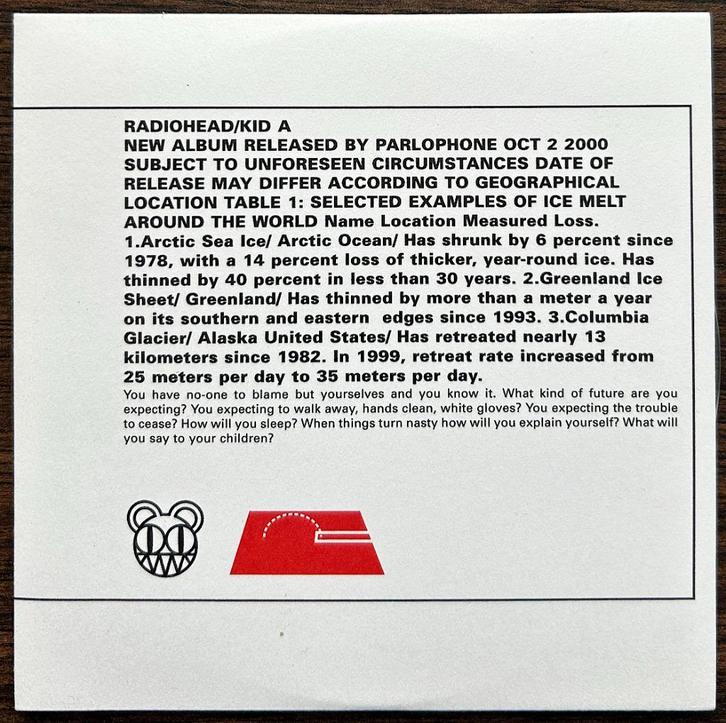 RADIOHEAD - KID A (PROMO CD), Cd's en Dvd's, Cd's | Rock, Nieuw in verpakking, Alternative, Ophalen of Verzenden