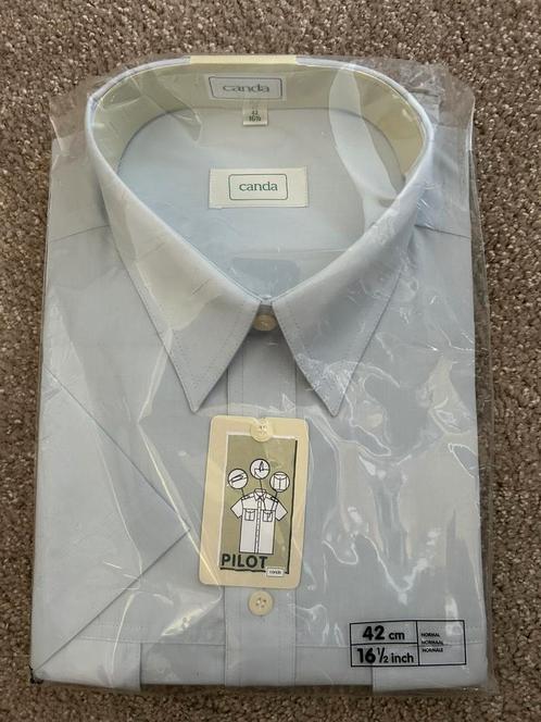 NIEUW licht blauw heren overhemd maat 42, Kleding | Heren, Overhemden, Nieuw, Halswijdte 41/42 (L), Blauw, Verzenden