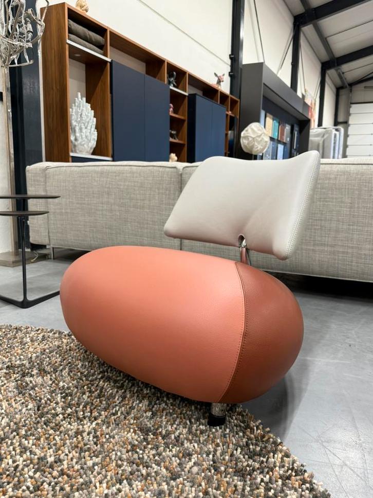 Nieuw Leolux Pallone Fauteuil senso leer Rose Design stoel, Huis en Inrichting, Fauteuils, Nieuw, Leer, 75 tot 100 cm, Ophalen of Verzenden