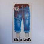 Leuke oude sticker.   Ola ijs/ lik-je-Levi's., Verzamelen, Merken en Reclamevoorwerpen, Ophalen of Verzenden, Zo goed als nieuw