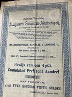 Aandeel, stock, Ophalen of Verzenden, Voor 1920