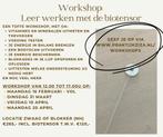 Workshop biotensor maandag 20 april Blokker Noord Holland, Ophalen, Zo goed als nieuw, Meerdere media