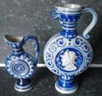 WESTERWALD ANTIEK STEENGOED * Twee Platte Kruikjes *, Antiek en Kunst, Verzenden