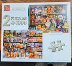 Legpuzzels King 2x 1000 stukjes (compleet), Ophalen of Verzenden, 500 t/m 1500 stukjes, Legpuzzel, Zo goed als nieuw