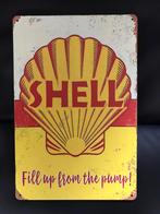 Shell metaal Wandbord 30 bij 20, Ophalen of Verzenden, Zo goed als nieuw