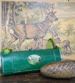 Oude blikken botaniseertrommel, Antiek en Kunst, Curiosa en Brocante, Ophalen of Verzenden