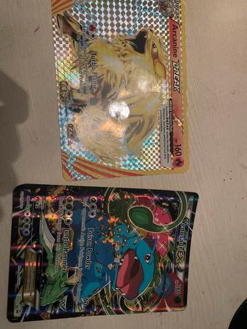 2 XXL Pokémon Kaarten - Arcanine BREAK & Venusaur EX beschikbaar voor biedingen