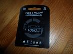 Cellonic aaa ni mh rechargeable batterijen 1000mah 2x, Ophalen of Verzenden, Nieuw, Oplaadbaar