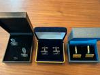 3 paar Manchet knopen, Sieraden, Tassen en Uiterlijk, Manchetknopen, Ophalen of Verzenden, Zo goed als nieuw, Overige materialen