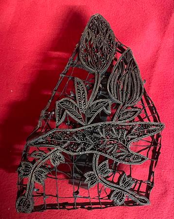 Vintage Batik Tjap - Handgemaakte Stempel beschikbaar voor biedingen