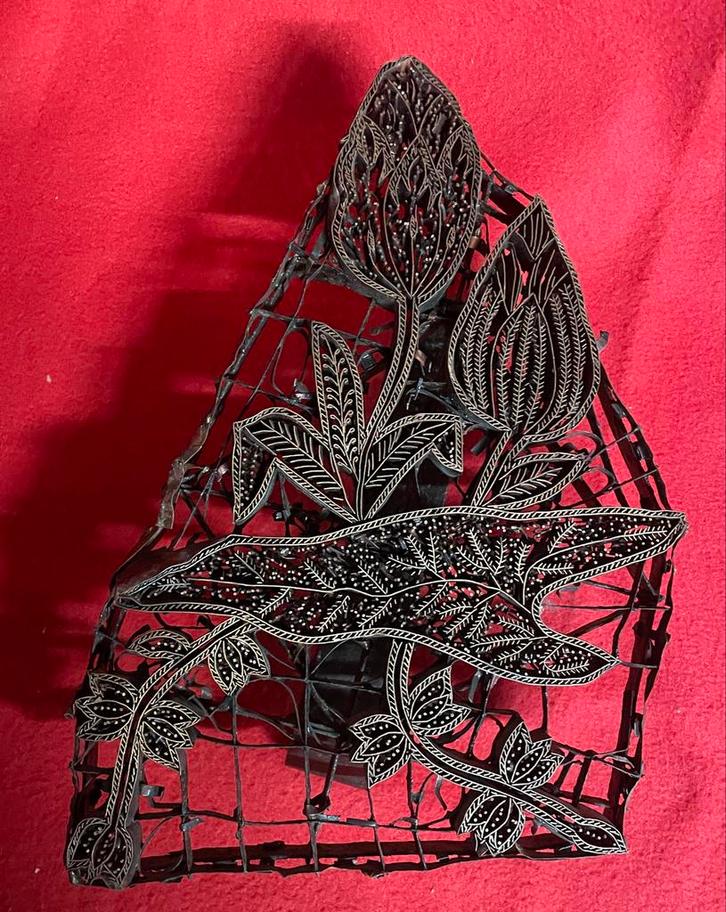 Vintage Batik Tjap - Handgemaakte Stempel, Antiek en Kunst, Antiek | Gereedschap en Instrumenten, Ophalen of Verzenden