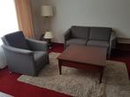 Bankstel: 2 fauteuils + 2,5 zitsbank, 150 tot 200 cm, Modern, Rechte bank, Stof