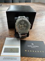 Alpha Sierra Falcon Zilver Horloge, Sieraden, Tassen en Uiterlijk, Horloges | Heren, Staal, Polshorloge, Zo goed als nieuw, Zilver