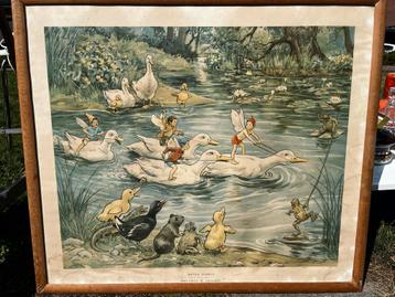 Oude schoolplaat Margaret W. Tarrant beschikbaar voor biedingen