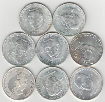 10 Gulden Nederland 8 stuks beschikbaar voor biedingen