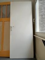 Witte binnendeur 201,5x78 cm, Doe-het-zelf en Verbouw, Deuren en Horren, Ophalen, Gebruikt, 80 tot 100 cm, Binnendeur