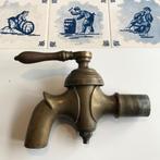 Antieke messing kraan (ongepoetst), Verzenden