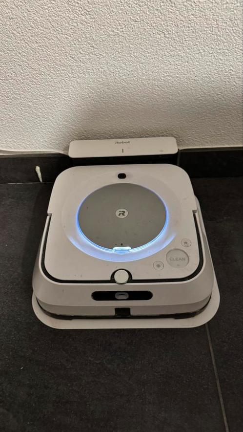 iRobot Braava M6 jet dweil robot + extra wasbare pads, Witgoed en Apparatuur, Stofzuigers, Zo goed als nieuw, Robotstofzuiger