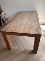 Eettafel teakhout., Huis en Inrichting, Tafels | Eettafels, Ophalen, Gebruikt, Teakhout, 200 cm of meer